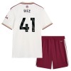 Original Trikotsatz Arsenal Rice 41 Ausweichtrikot 2025-26 Für Kinder